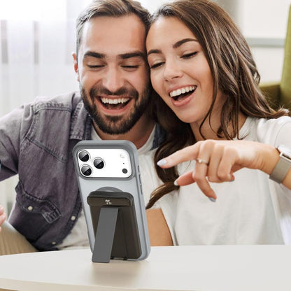 For iPhone 17 Pro Max Fanying Series PC Hybrid TPU Translucent Frosted MagSafe Phone Case(Silver Grey) - iPhone 17 Pro Max Cases by buy2fix | Online Shopping UK | buy2fix