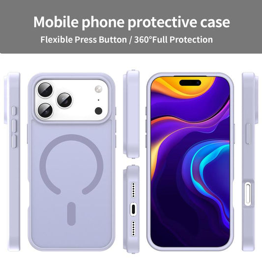 For iPhone 17 Pro Max Fanying Series PC Hybrid TPU Translucent Frosted MagSafe Phone Case(Lavender) - iPhone 17 Pro Max Cases by buy2fix | Online Shopping UK | buy2fix