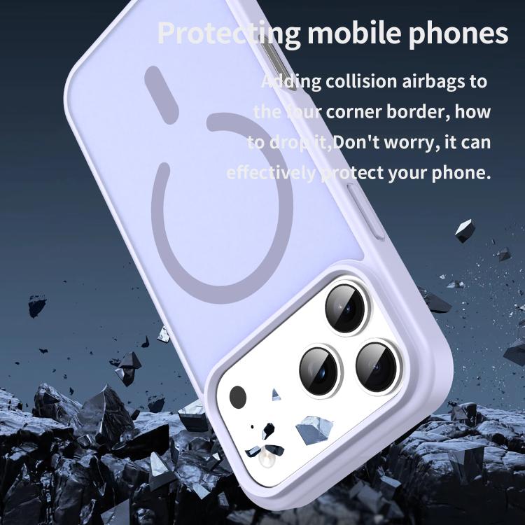 For iPhone 17 Pro Max Fanying Series PC Hybrid TPU Translucent Frosted MagSafe Phone Case(Lavender) - iPhone 17 Pro Max Cases by buy2fix | Online Shopping UK | buy2fix