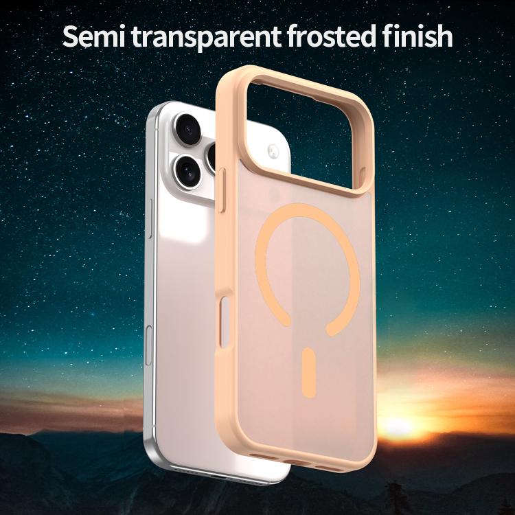 For iPhone 17 Pro Max Fanying Series PC Hybrid TPU Translucent Frosted MagSafe Phone Case(Rouge Powder) - iPhone 17 Pro Max Cases by buy2fix | Online Shopping UK | buy2fix