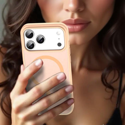 For iPhone 17 Pro Max Fanying Series PC Hybrid TPU Translucent Frosted MagSafe Phone Case(Rouge Powder) - iPhone 17 Pro Max Cases by buy2fix | Online Shopping UK | buy2fix