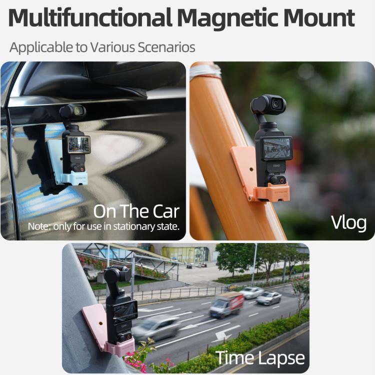 For DJI OSMO Pocket 3 Sunnylife 761V3 Magnetic Mount Multi Interface Expansion Adapter(Yellow) - Mount & Holder by Sunnylife | Online Shopping UK | buy2fix