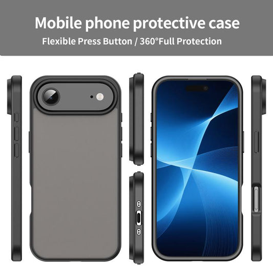 For iPhone Air Fanying Series PC Hybrid TPU Translucent Frosted Phone Case(Translucent Black) - iPhone Air Cases by buy2fix | Online Shopping UK | buy2fix