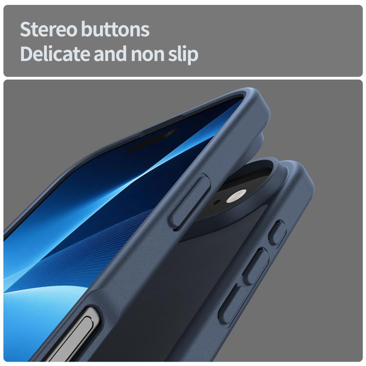 For iPhone Air Fanying Series PC Hybrid TPU Translucent Frosted Phone Case(Cyan Blue) - iPhone Air Cases by buy2fix | Online Shopping UK | buy2fix