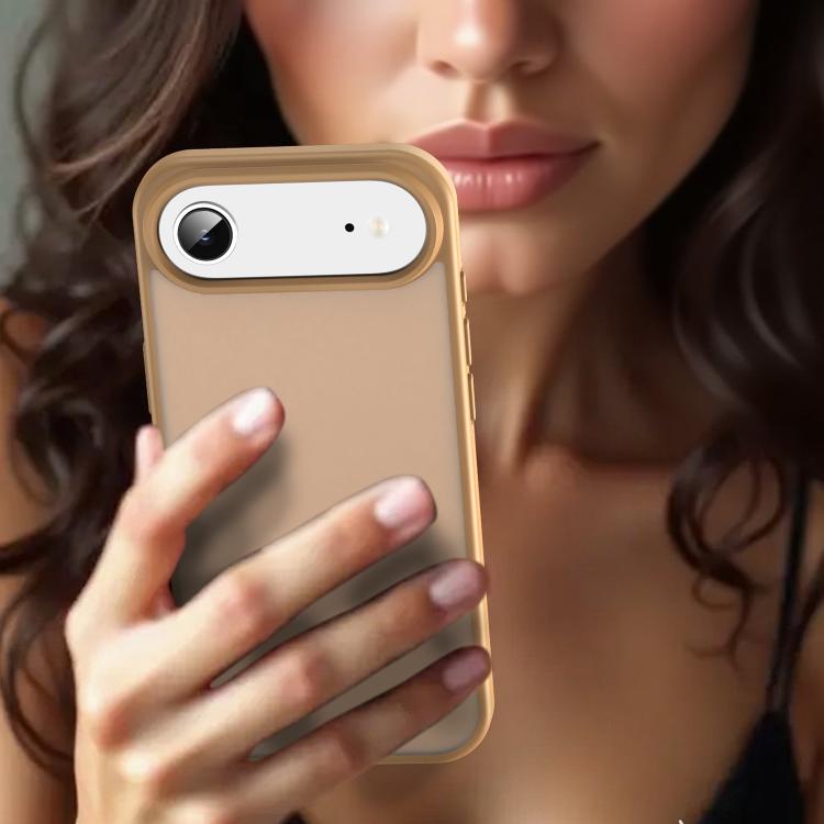 For iPhone Air Fanying Series PC Hybrid TPU Translucent Frosted Phone Case(Desert Gold) - iPhone Air Cases by buy2fix | Online Shopping UK | buy2fix