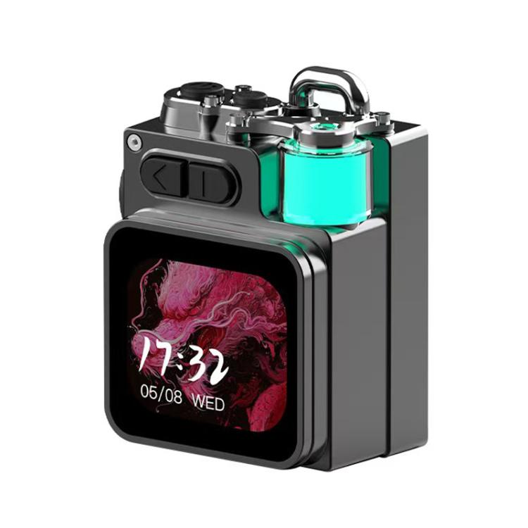 DK08 Smart LED Screen Cool Style Portable RGB Light Bluetooth Speaker(Black) - Mini Speaker by buy2fix | Online Shopping UK | buy2fix