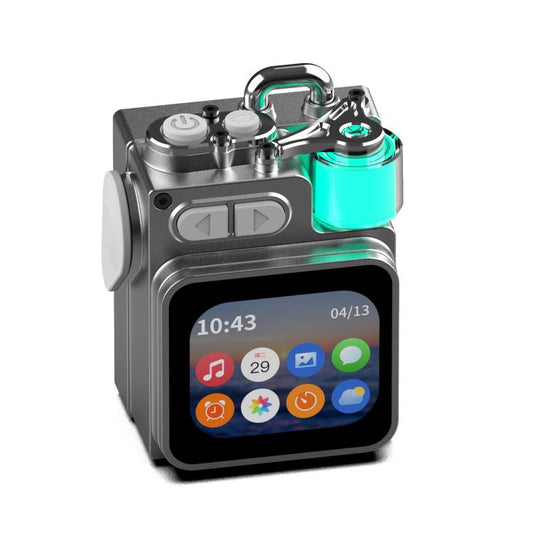 DK08 Smart LED Screen Cool Style Portable RGB Light Bluetooth Speaker(Black) - Mini Speaker by buy2fix | Online Shopping UK | buy2fix