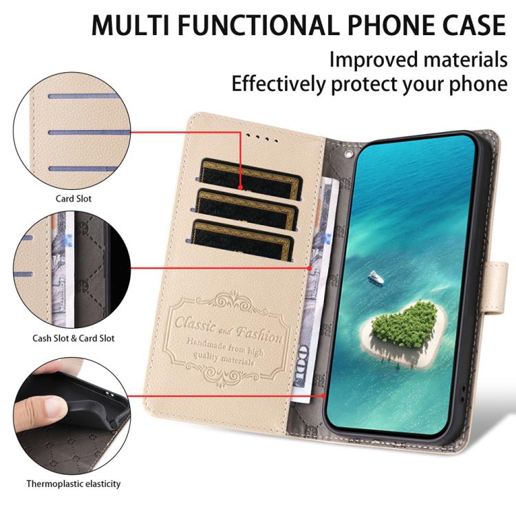 For Google Pixel 9 / 9 Pro / 10 / 10 Pro Litchi Texture RFID Blocking 3-Card Wallet Leather Phone Case(Beige) - Google Cases by buy2fix | Online Shopping UK | buy2fix
