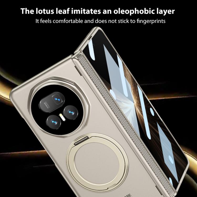 For Honor Magic V5 GKK HD Integrated Magnetic Folding Hinge All-Inclusive Phone Case with Rotating Bracket(Wine Red) - Honor Cases by GKK | Online Shopping UK | buy2fix