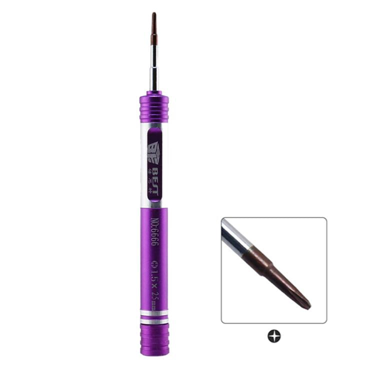 BEST BST-6666 Aluminum Alloy Screwdriver, Model:Phillips 1.5 - Screwdriver Set by BEST | Online Shopping UK | buy2fix