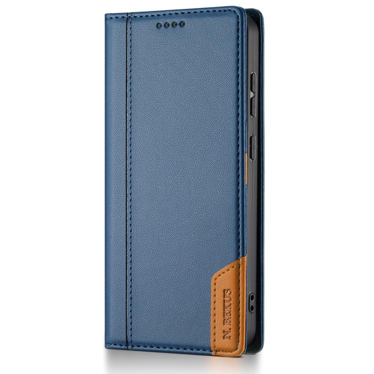 For Google Pixel 9 Pro XL / 10 Pro XL N.BEKUS P3 RFID Stitching Magnetic Flip Leather Phone Case(Blue) - Google Cases by N.BEKUS | Online Shopping UK | buy2fix