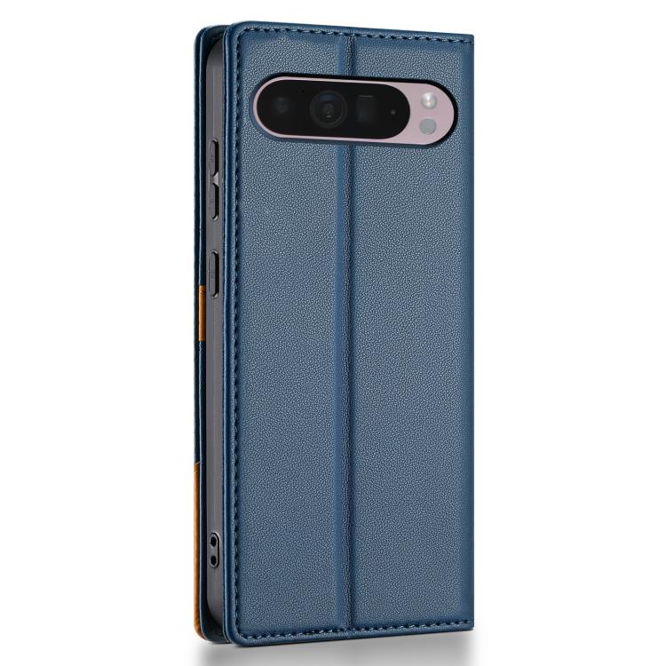 For Google Pixel 9 Pro XL / 10 Pro XL N.BEKUS P3 RFID Stitching Magnetic Flip Leather Phone Case(Blue) - Google Cases by N.BEKUS | Online Shopping UK | buy2fix