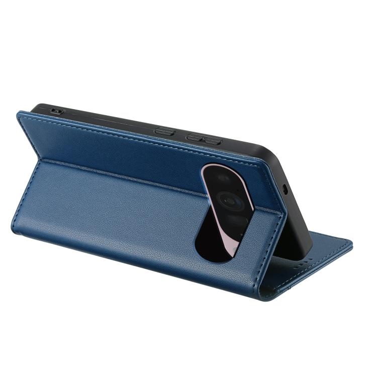 For Google Pixel 9 Pro XL / 10 Pro XL N.BEKUS P3 RFID Stitching Magnetic Flip Leather Phone Case(Blue) - Google Cases by N.BEKUS | Online Shopping UK | buy2fix