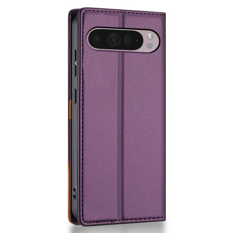 For Google Pixel 9 Pro XL / 10 Pro XL N.BEKUS P3 RFID Stitching Magnetic Flip Leather Phone Case(Purple) - Google Cases by N.BEKUS | Online Shopping UK | buy2fix