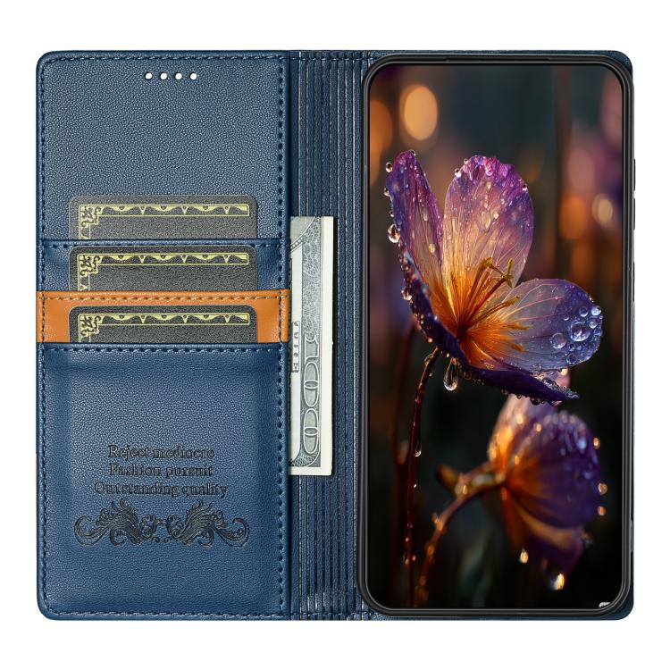 For Google Pixel 9 / 9 Pro / 10 / 10 Pro N.BEKUS P3 RFID Stitching Magnetic Flip Leather Phone Case(Blue) - Google Cases by N.BEKUS | Online Shopping UK | buy2fix
