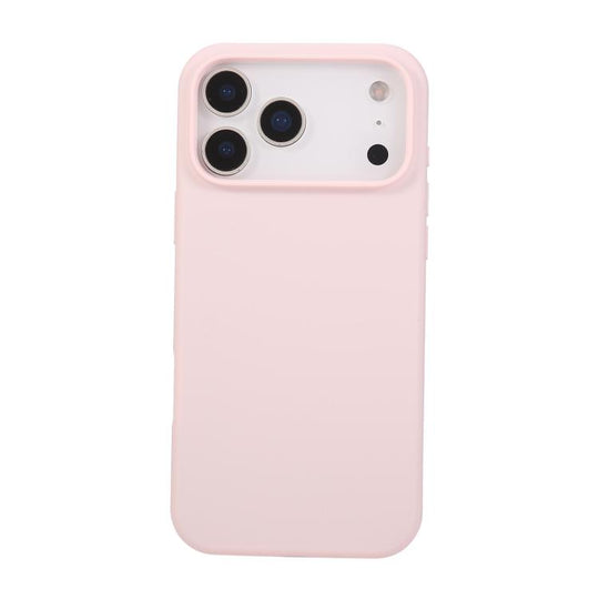 For iPhone 18 Pro Max / 17 Pro Max Liquid Silicone Phone Case(Grey Pink)