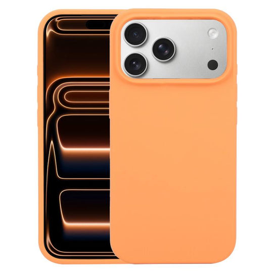 For iPhone 18 Pro Max / 17 Pro Max Liquid Silicone Phone Case(Orange)