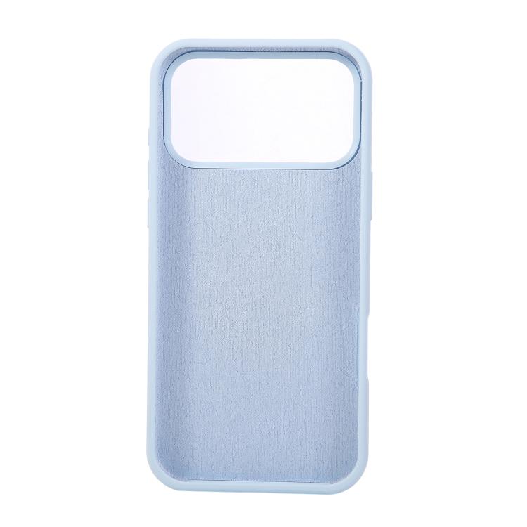 For iPhone Air Liquid Silicone Phone Case(Grey Pink) - iPhone Air Cases by buy2fix | Online Shopping UK | buy2fix