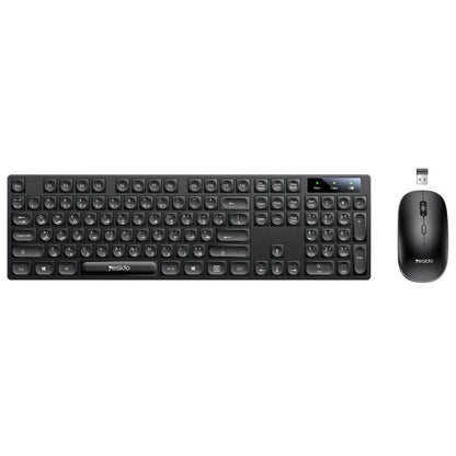 Yesido KB42 2.4G Business Wireless Keyboard Mouse Set, Version:Arabic Version(Black) - Wireless Keyboard by Yesido | Online Shopping UK | buy2fix