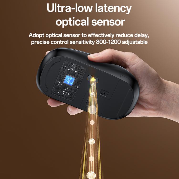 Yesido KB42 2.4G Business Wireless Keyboard Mouse Set, Version:English Version(Black) - Wireless Keyboard by Yesido | Online Shopping UK | buy2fix