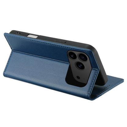 For iPhone 17 Pro N.BEKUS P3 RFID Stitching Magnetic Flip Leather Phone Case(Blue) - iPhone 17 Pro Cases by N.BEKUS | Online Shopping UK | buy2fix