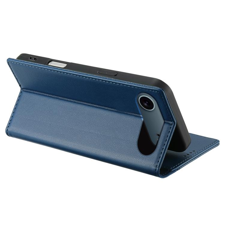 For iPhone 17 Air N.BEKUS P3 RFID Stitching Magnetic Flip Leather Phone Case(Blue) - iPhone 17 Air Cases by N.BEKUS | Online Shopping UK | buy2fix
