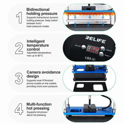 Relife LS5 SE Bidirectional Heating Holding Pressure Platform, Plug:US Plug - Test Tools by RELIFE | Online Shopping UK | buy2fix