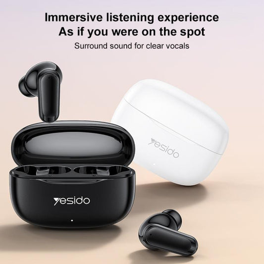 Yesido TWS38 In-Ear TWS Bluetooth Earphone(Black) - TWS Earphone by Yesido | Online Shopping UK | buy2fix