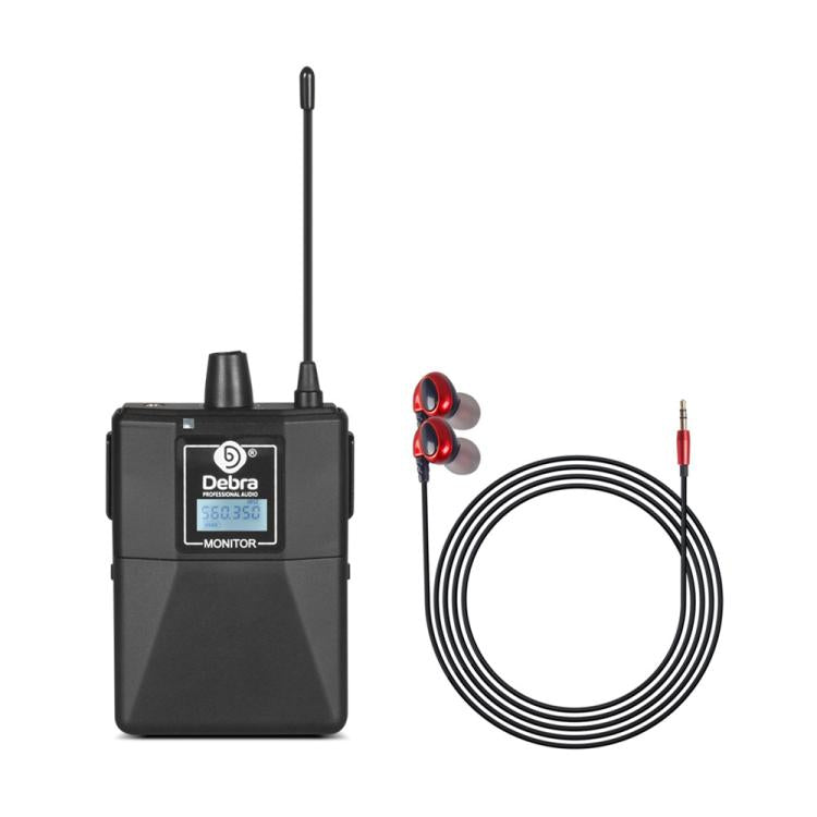 DEBRA ER-102 Wireless Audio Return Monitoring Receiver + Earphones - Microphone by DEBRA | Online Shopping UK | buy2fix