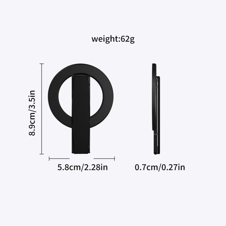 Magnetic Folding Wristband Phone Holder(Black) - Ring Holder by buy2fix | Online Shopping UK | buy2fix