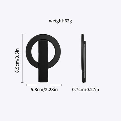 Magnetic Folding Wristband Phone Holder(Black) - Ring Holder by buy2fix | Online Shopping UK | buy2fix