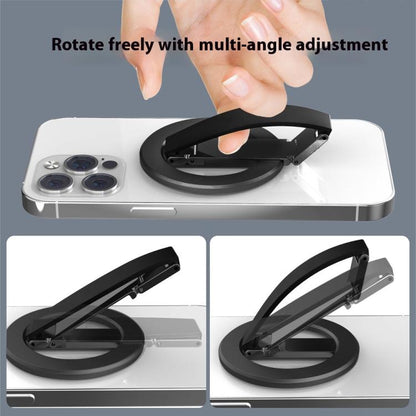 Magnetic Folding Wristband Phone Holder(Black) - Ring Holder by buy2fix | Online Shopping UK | buy2fix
