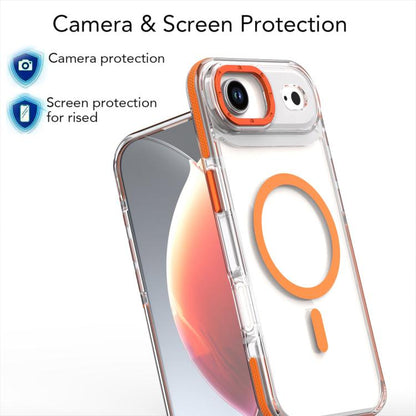 For iPhone Air Dual-Color Clear Acrylic Hybrid TPU MagSafe Phone Case(Desert Gold) - iPhone Air Cases by buy2fix | Online Shopping UK | buy2fix