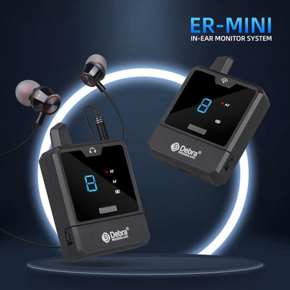 DEBRA ER-mini Portable Wireless Monitor System Transmitter & Receiver - Microphone by DEBRA | Online Shopping UK | buy2fix