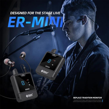 DEBRA ER-mini Portable Wireless Monitor System Transmitter & Receiver - Microphone by DEBRA | Online Shopping UK | buy2fix