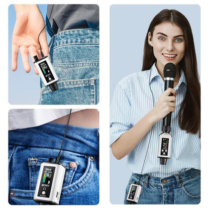DEBRA EMX-1 XLR Adapter Portable Wireless Monitor System Transmitter & Receiver(White) - Microphone by DEBRA | Online Shopping UK | buy2fix
