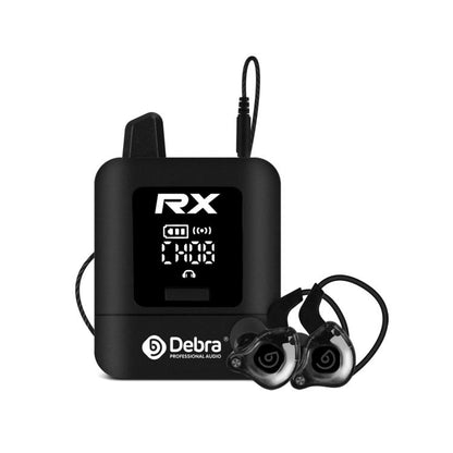 DEBRA ST-mini 2.4G Stereo Wireless Monitor System Receiver + Earphones(Black) - Microphone by DEBRA | Online Shopping UK | buy2fix