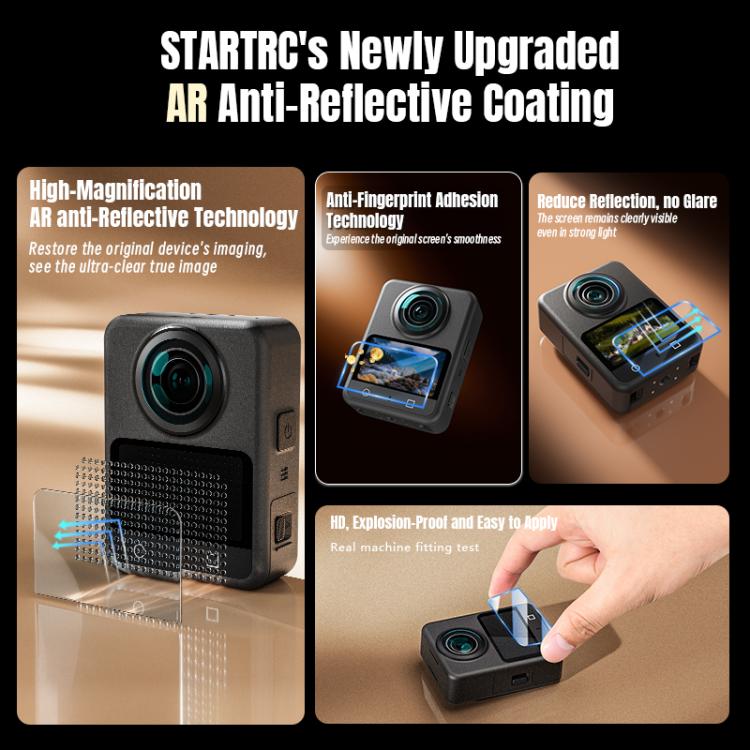 For DJI Osmo 360 STARTRC AR HD Explosion-proof Tempered Glass Film(Transparent) - Protective Film & Stickers by STARTRC | Online Shopping UK | buy2fix