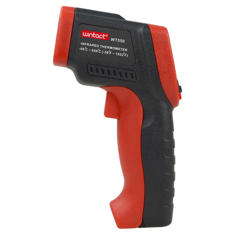 Wintact WT550 Portable Infrared Thermometer, Measuring Range: -50 to 550 Degrees Celsius(Black Red) - Thermostat & Thermometer by Wintact | Online Shopping UK | buy2fix