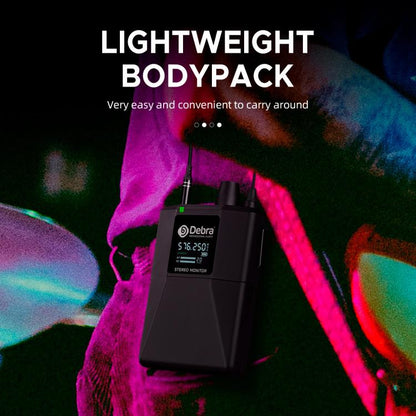 DEBRA ST-102 Wireless Audio Monitor System Receiver + Earphones - Microphone by DEBRA | Online Shopping UK | buy2fix