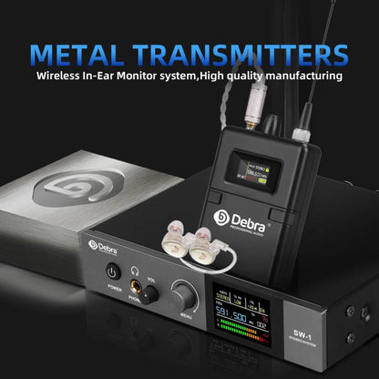 DEBRA SW-1 Professional Stage Wireless Stereo Monitor System with One Receivers(US Plug) - Microphone by DEBRA | Online Shopping UK | buy2fix