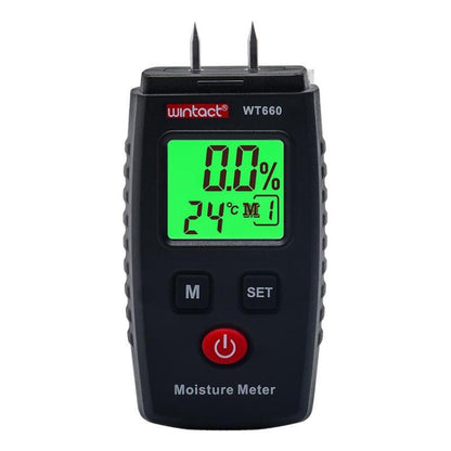 Wintact WT660 Probe Type Wood Moisture Digital Meter(Black) - PH & Moisture Meter by Wintact | Online Shopping UK | buy2fix