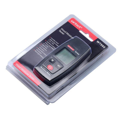 Wintact WT660 Probe Type Wood Moisture Digital Meter(Black) - PH & Moisture Meter by Wintact | Online Shopping UK | buy2fix