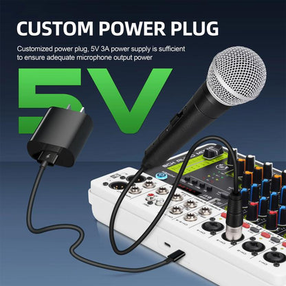 DEBRA V8 8-Channels Audio Mixer Live Recording Reverb(UK Plug) - Live Sound Effects Processors by DEBRA | Online Shopping UK | buy2fix