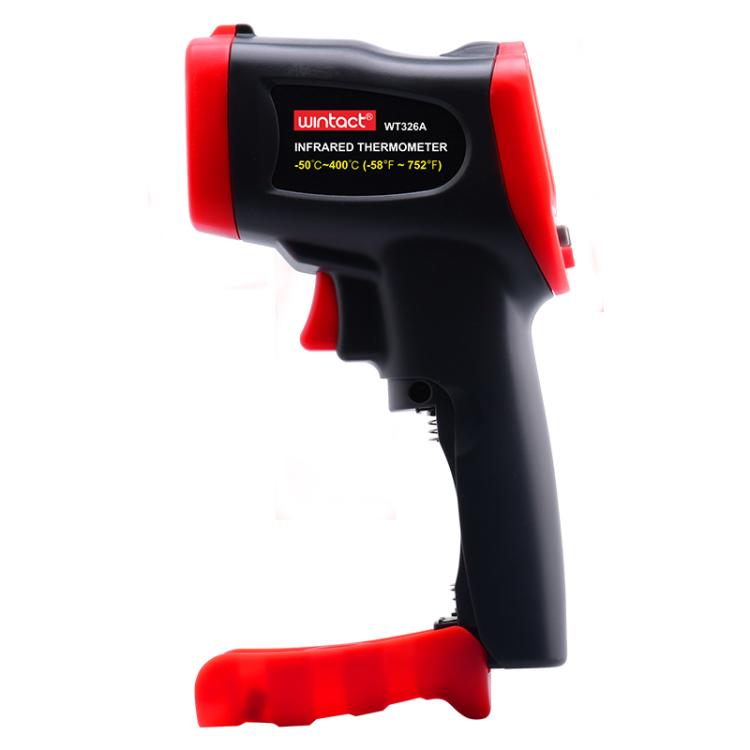 Wintact WT326A Portable Infrared Thermometer, Measuring Range: -50 to 400 Degrees Celsius(Black Red) - Thermostat & Thermometer by Wintact | Online Shopping UK | buy2fix