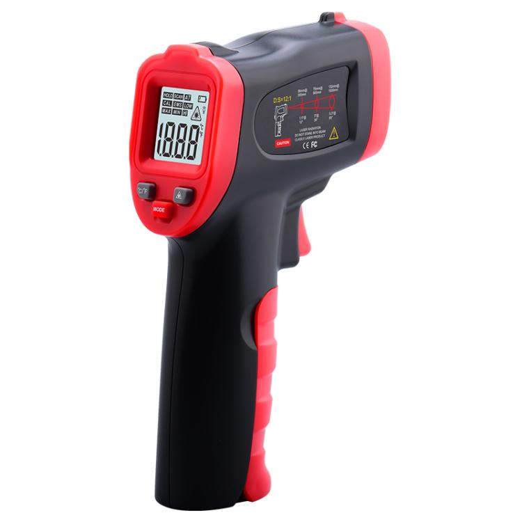 Wintact WT326C Portable Infrared Thermometer, Measuring Range: -50 to 800 Degrees Celsius(Black Red) - Thermostat & Thermometer by Wintact | Online Shopping UK | buy2fix