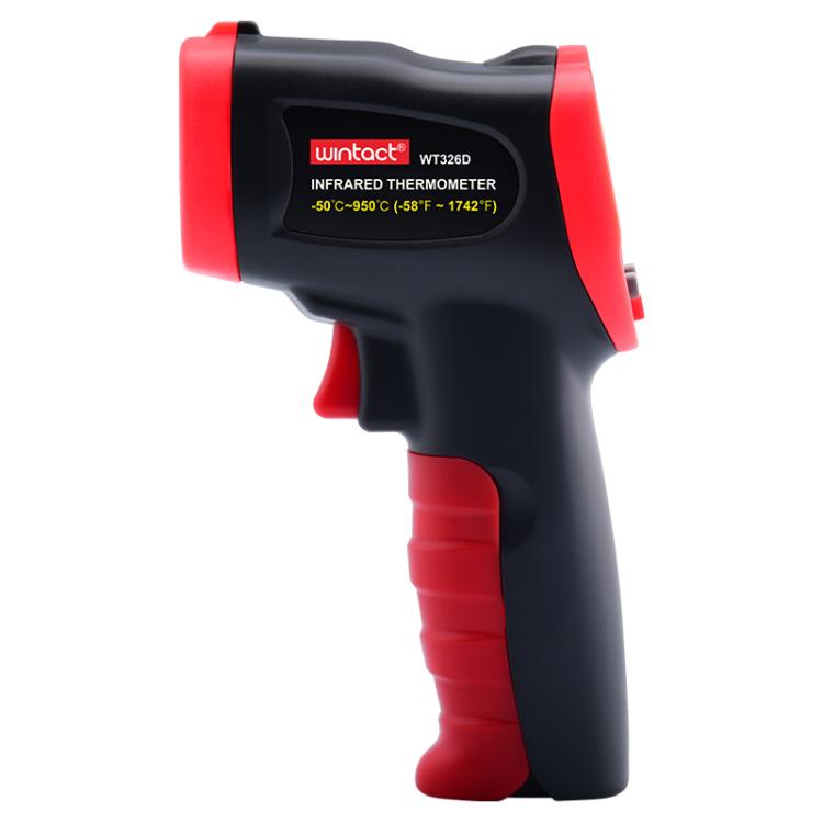 Wintact WT326D Portable Infrared Thermometer, Measuring Range: -50 to 950 Degrees Celsius(Black Red) - Thermostat & Thermometer by Wintact | Online Shopping UK | buy2fix
