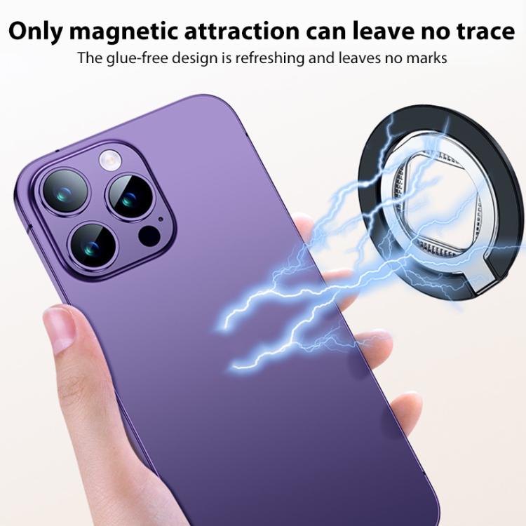 ZF040 Rotatable Folding MagSafe Magnetic Ring Buckle Holder(Purple) - Ring Holder by buy2fix | Online Shopping UK | buy2fix