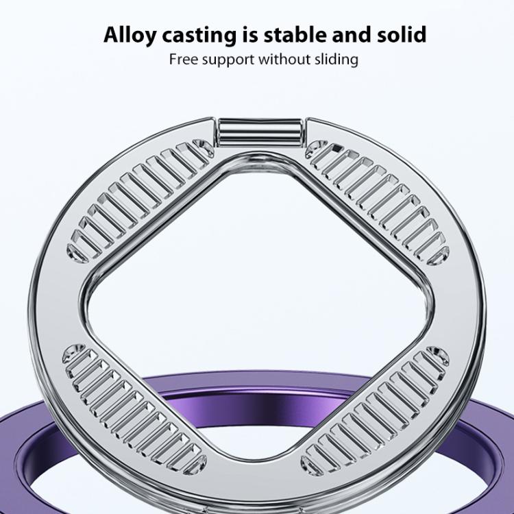 ZF040 Rotatable Folding MagSafe Magnetic Ring Buckle Holder(Purple) - Ring Holder by buy2fix | Online Shopping UK | buy2fix