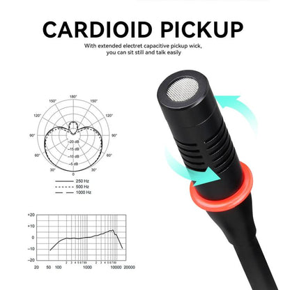 DEBRA R404 UHF Wireless Microphone 4-in-1 Professional Stage Performance Conference Handheld Mic(AU Plug) - Microphone by DEBRA | Online Shopping UK | buy2fix